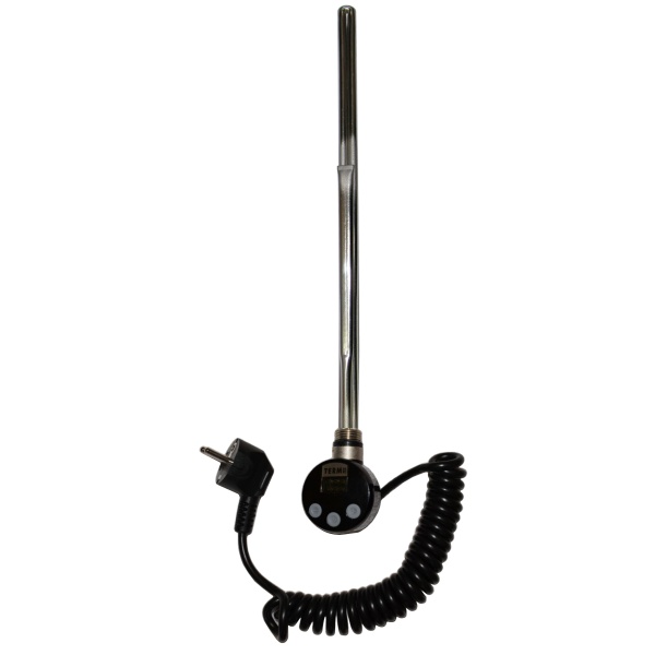 Тэн ТЕРМИКОМ 600W с дисплеем черный матовый, кабель с вилкой черный (воздушно-пузырчатый пакет) купить оптом по выгодной цене в Москве