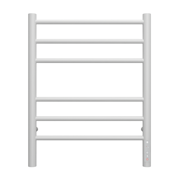 Полотенцесушитель с/т Terminus Электро КС Аврора П6 450/600 (3+3)(new встр диммер) 9003 белый матов - фото и схемы подключения