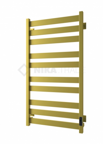 Полотенцесушитель Электрич.кабельный Ника СТЕП-5 100/50 матовое золото U - фото и схемы подключения