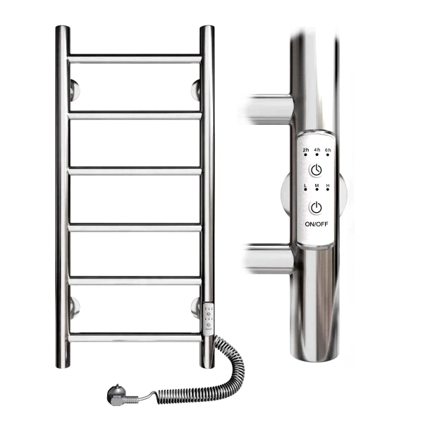 Полотенцесушитель электрический с/т Comfysan Аврора EC-6 70/40, хром - фото и схемы подключения