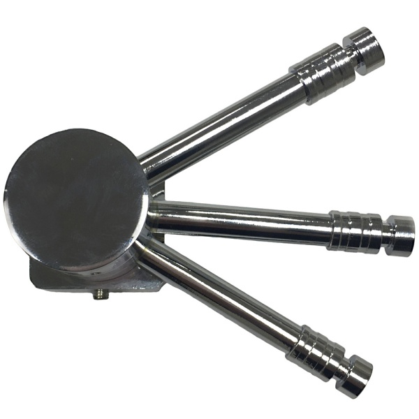 Полка-веер для п/с с квадратным коллектором 30 мм (80 мм) ПВ 30-80/3 купить оптом по выгодной цене в Москве